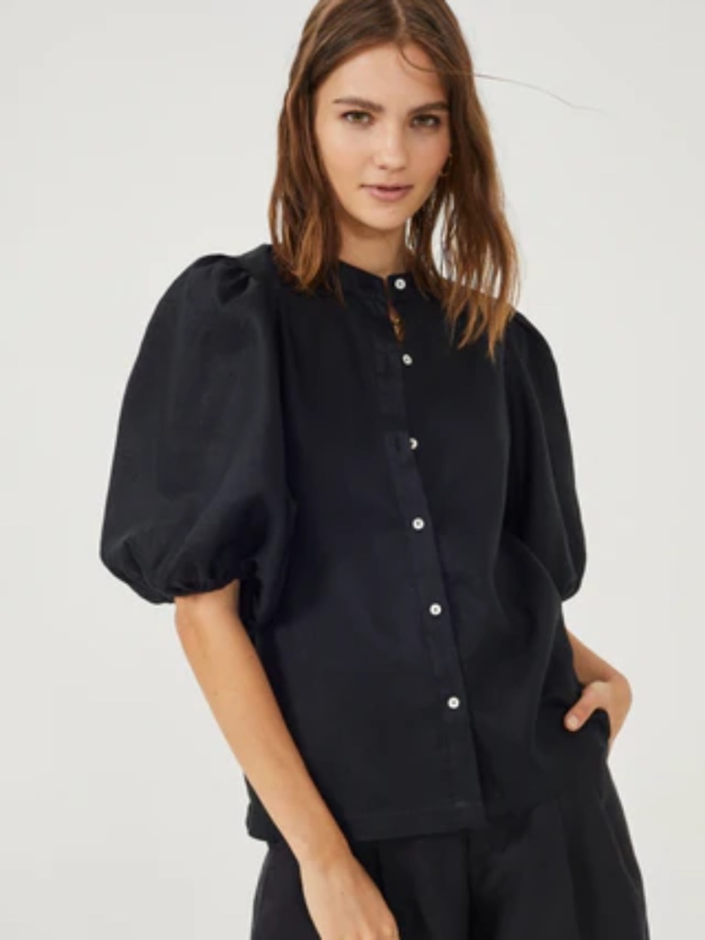 Lanhtrophy Bubble Linen Shirt - NWT - Size Medium
